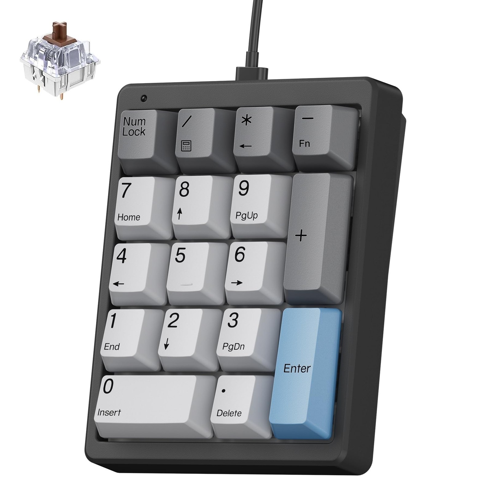 KN17 Mechanical Numpad for Excel Financial Data Entry