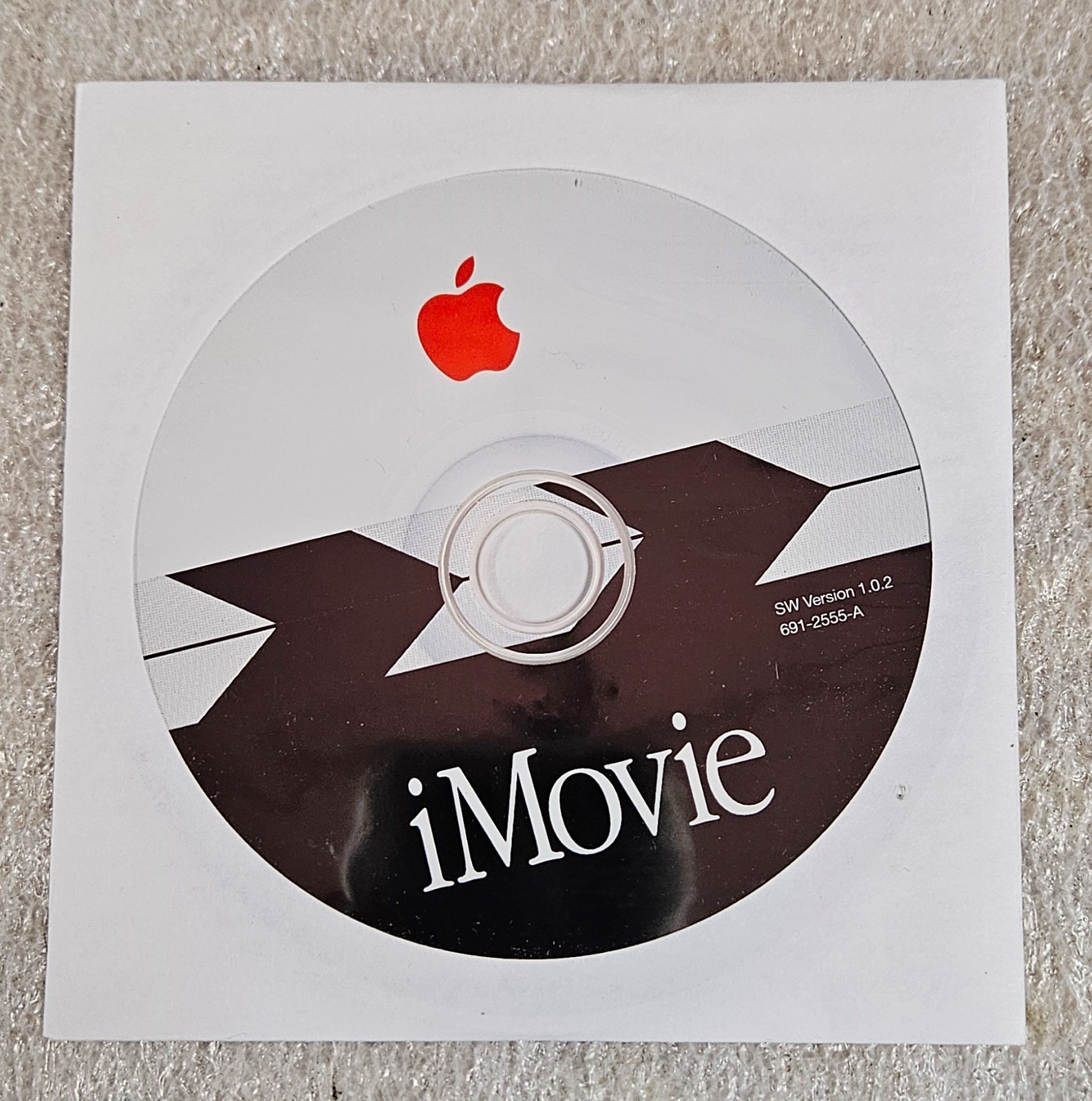 Vintage 1999 iMovie 1 v1.0.1 Macintosh Mac Software Disc Install CD