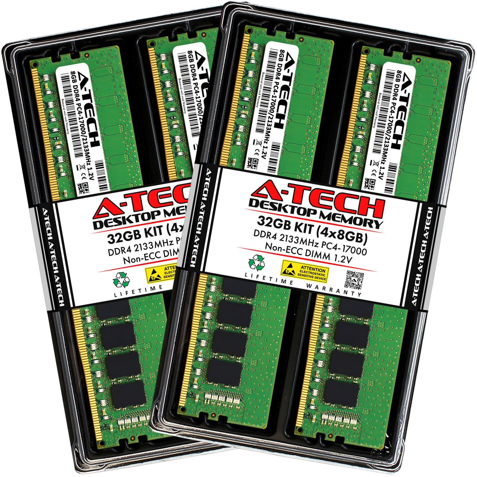 32GB 4x 8GB DDR4-2133 Synology RackStation RS2418RP+ RS2818RP+ Memory RAM