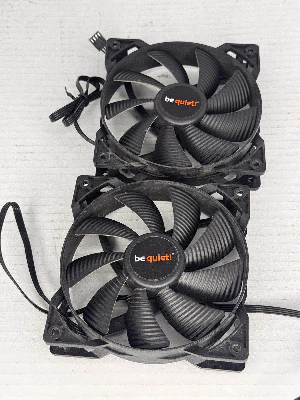 Be Quiet(Two Pack) Pure Wings 3, 120mm PWM Case Fan High Performance Cooling Fan