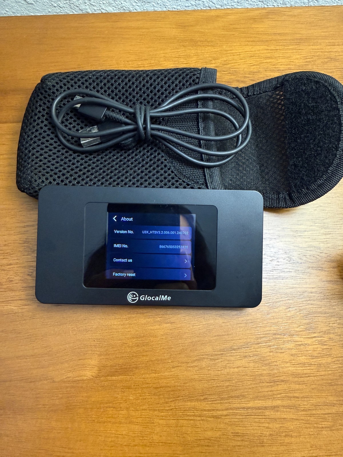 GlocalMe DuoTurbo 4G LTE Portable WiFi Hotspot for Travel Black