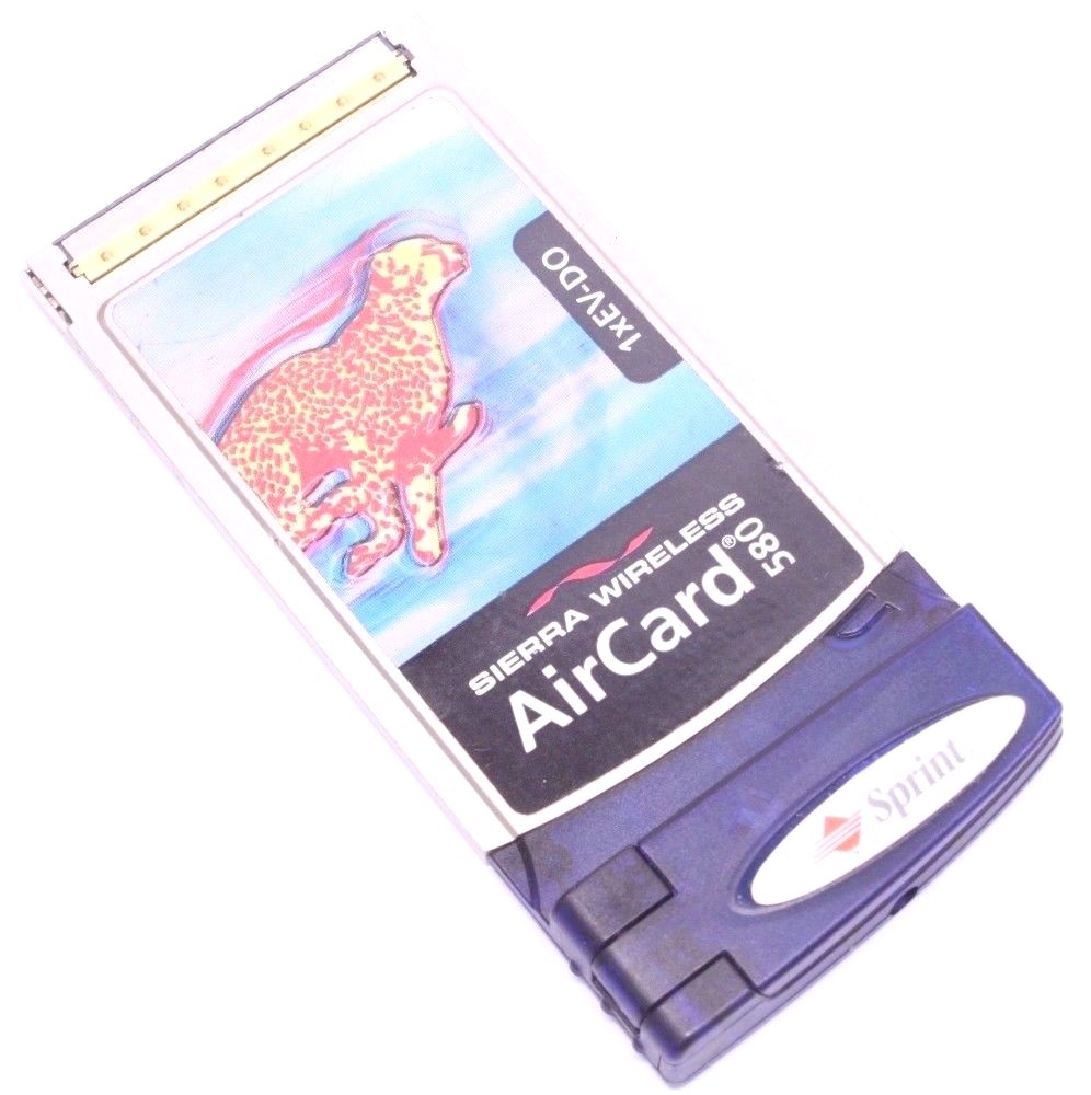 Sierra Wireless 1XEV-DO Aircard 580 Laptop PCMCIA for Sprint Network