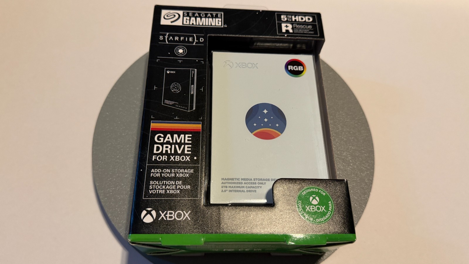 Seagate External Hard Drive 5TB HDD for XBOX Starfield Limited Edition  G1N