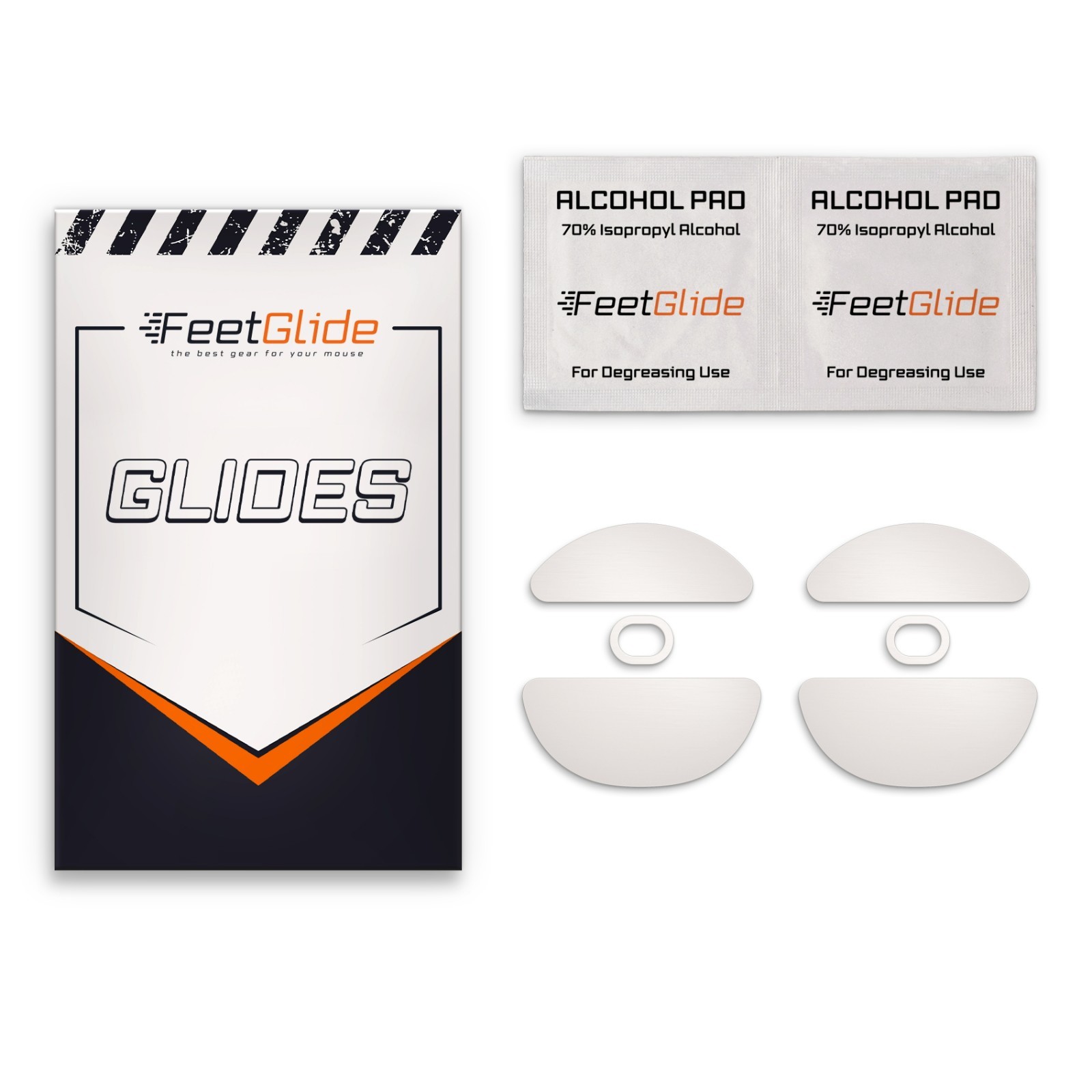 FeetGlide Skates for Corsair Sabre V2 Pro Ultralight Replacement Mouse Feet PTFE