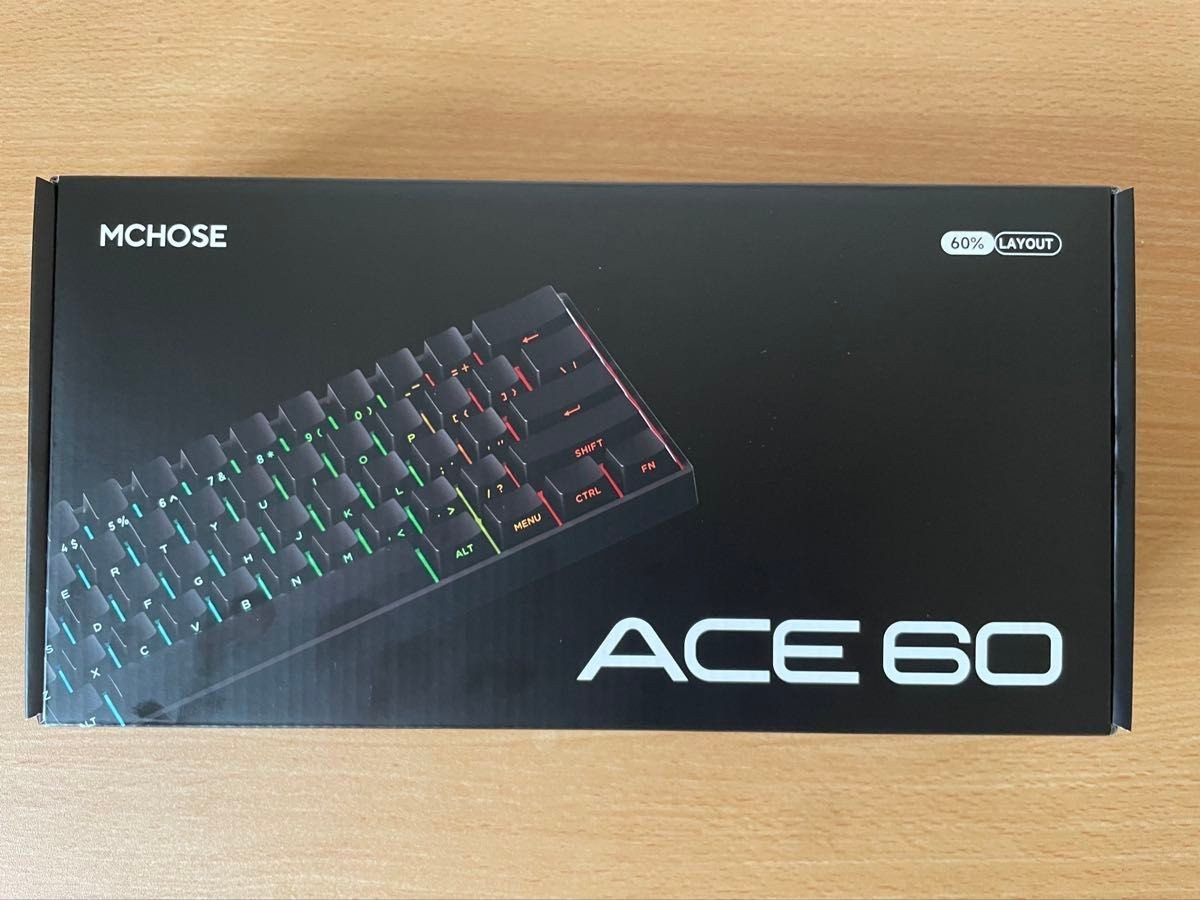 MCHOSE MC-ACE60-6 Gaming Keyboard New Sealed Japanese Layout Unopened