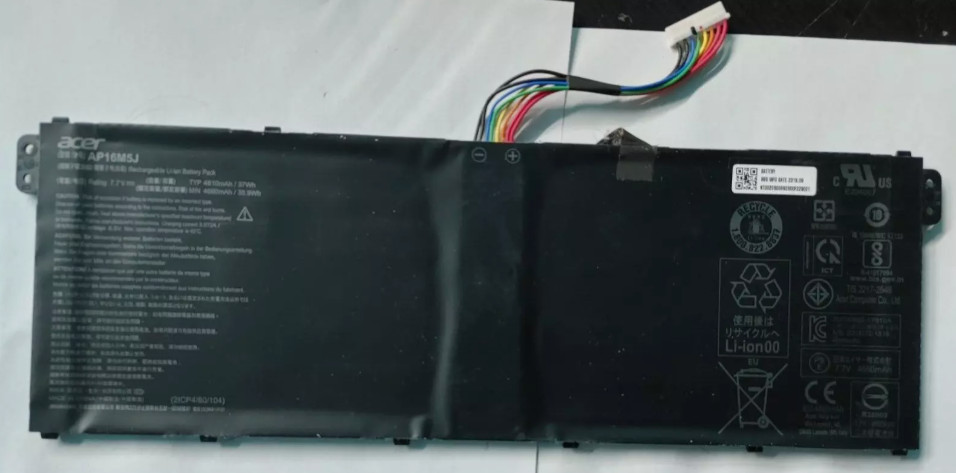 Genuine battery AP16M5J   7.7V/37Wh/ 4660mAh for Acer laptop