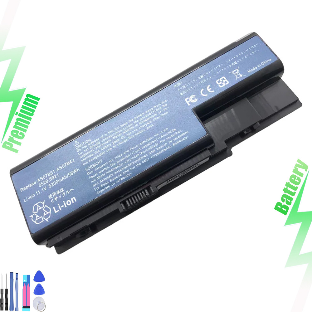 Battery for Acer Aspire AS07B31 AS07B32 AS07B41 AS07B42 AS07B51 AS07B52 AS07B71