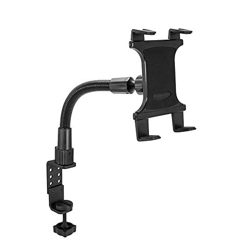 Heavy Duty Gooseneck Tablet Holder with C Clamp Universal Mount for Any Tablet