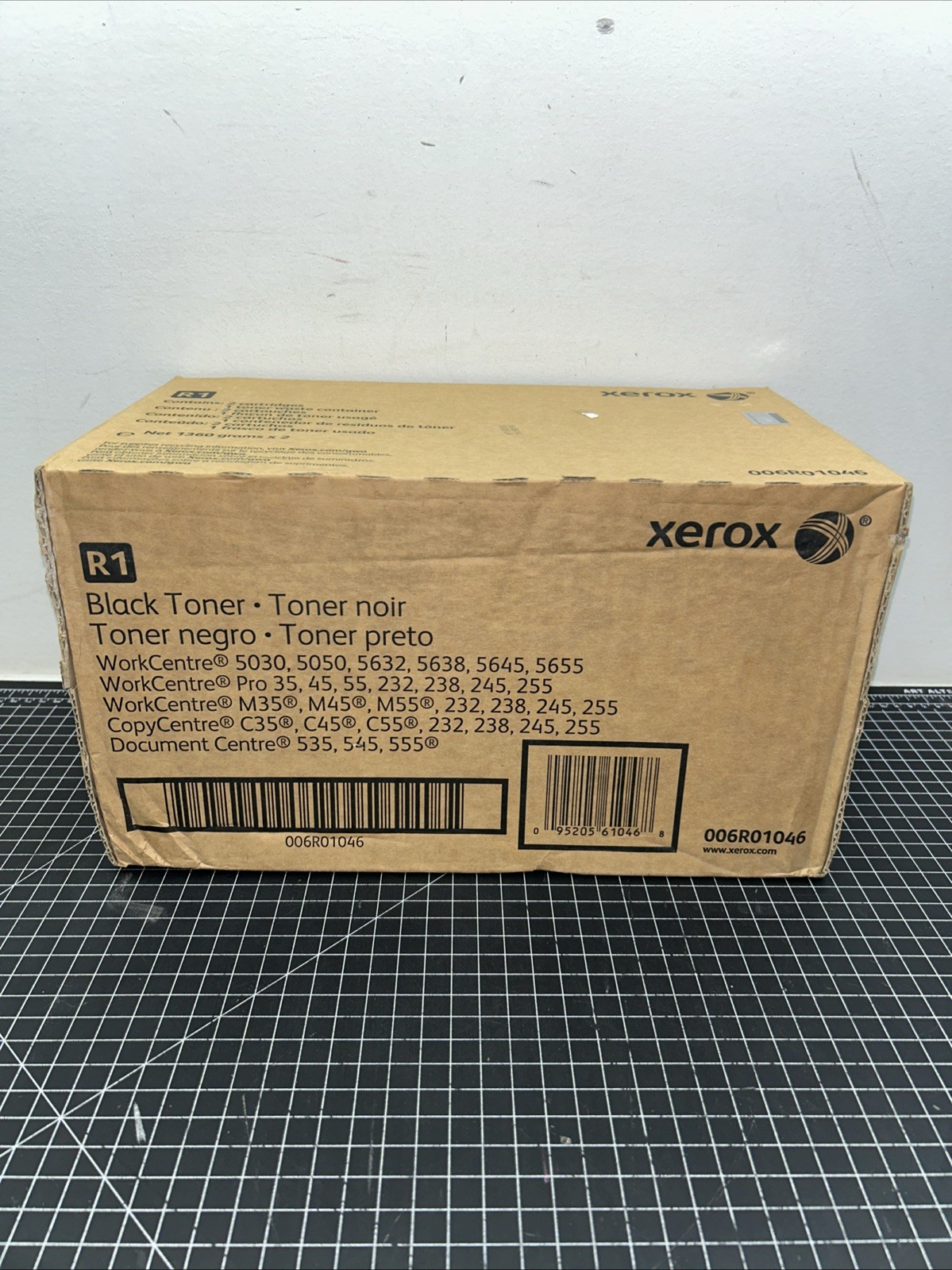 Xerox 006R01046 Black Toner (x2) & Waste Container Genuine Brand New Sealed