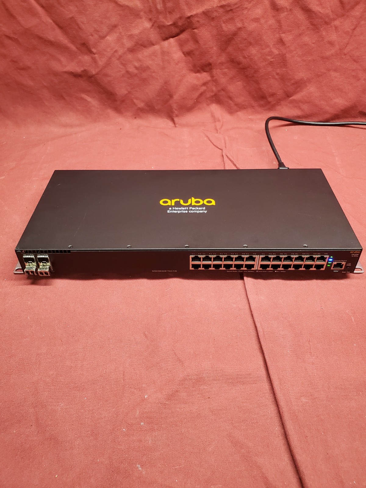 Aruba JL253A 2930F 24 Port SFP+ Gigabit Switch #G2 33