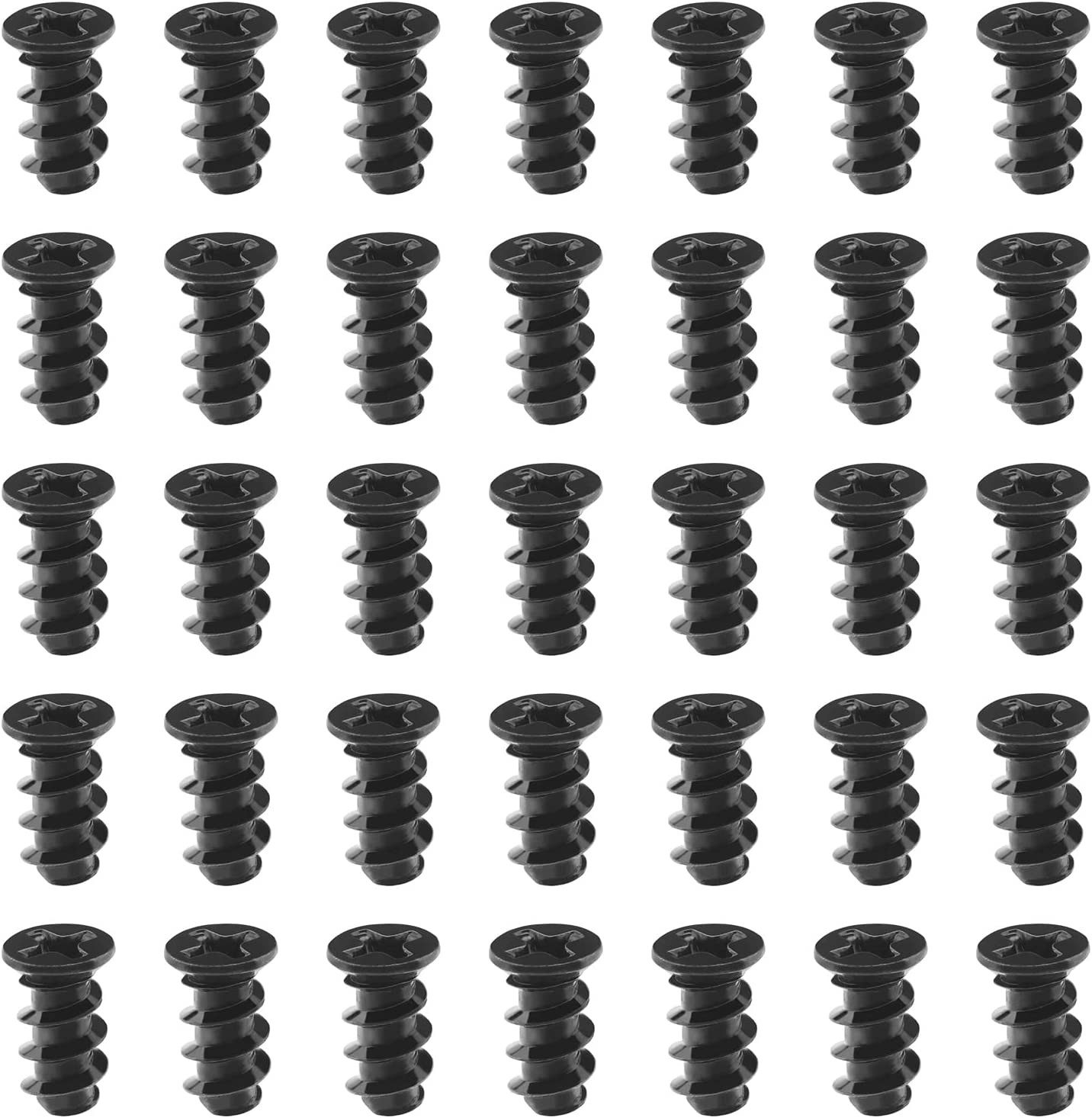 Ecsing 100Pcs Computer Case Cooling Fan Installation Screw Replacement PC Case F