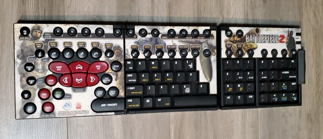 Battlefield 2 Z Board Collapsible Keyboard - Only