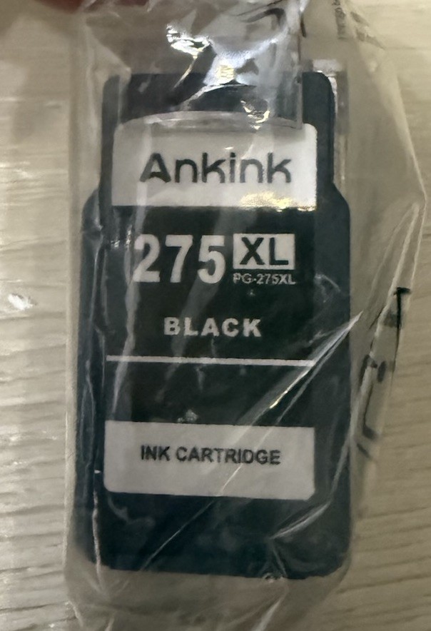 Ankink 275XL Black Ink Cartridge NEW & Sealed PG -275XL  Black Compatible Cannon