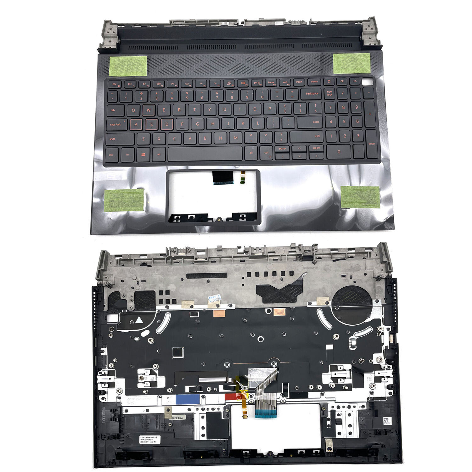 For Dell Inspiron G15 5510 5511 5515 Black Palmrest w/Backlit Keyboard 0V256H US