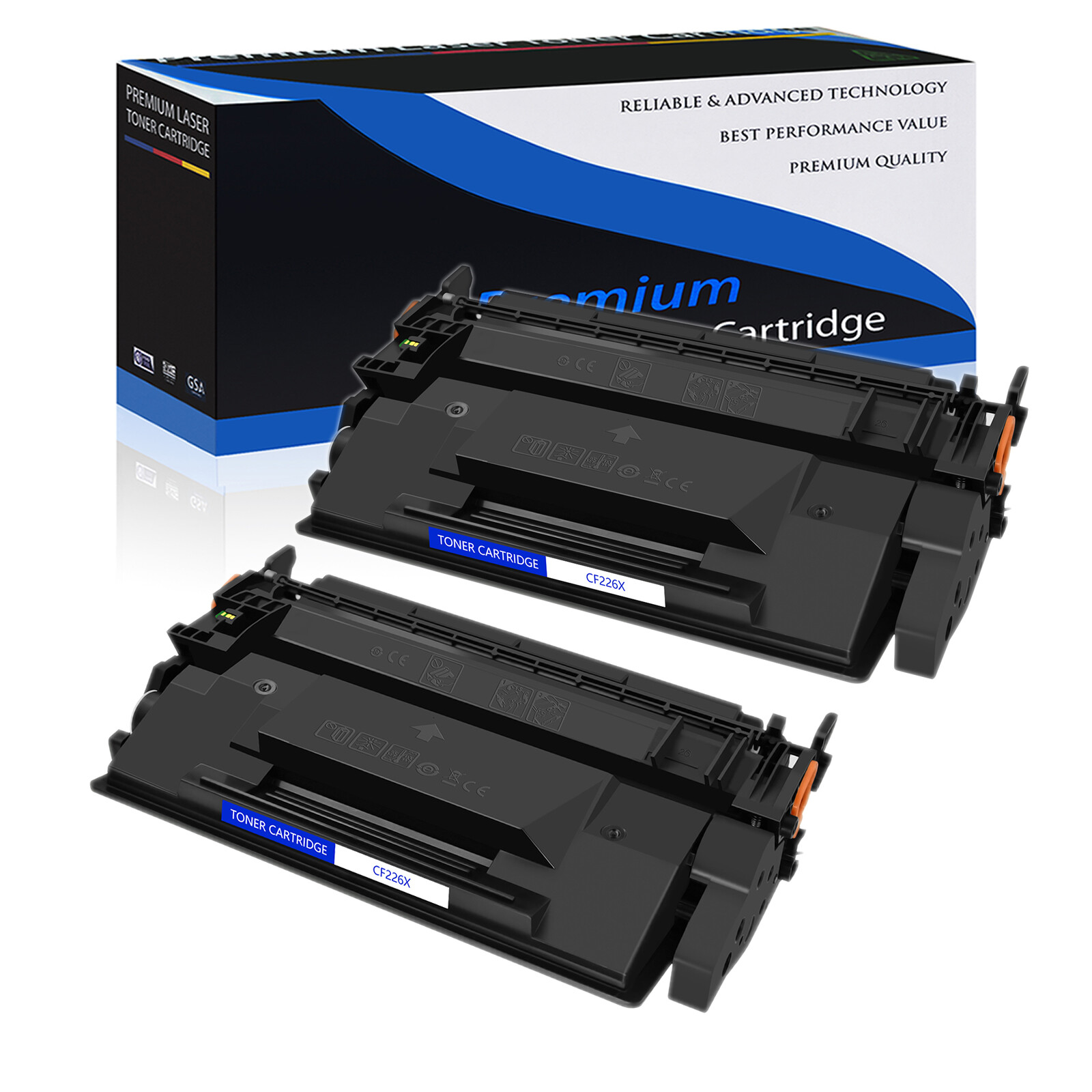 2PK CRG052H Toner Compatiblewith Canon 052H imageCLASS MF426dw LBP214dw LBP215dw