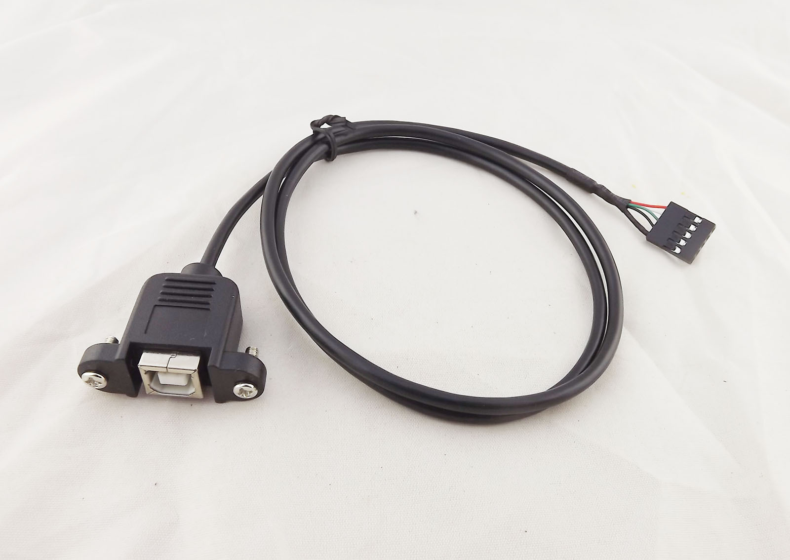 10x USB 2.0 B Female Panel Mount To Pitch 2.54mm 5 Pin Motherboard Printer Cable