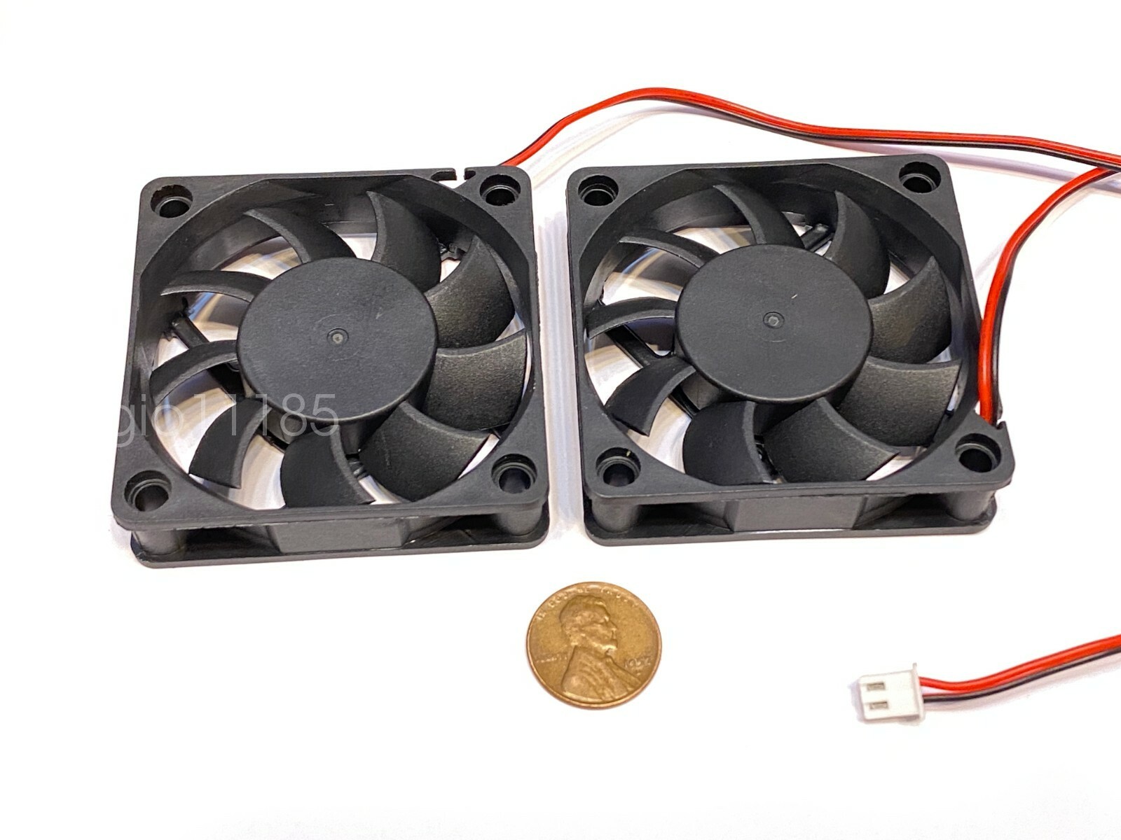 2 Pieces 6015  12v 60mm 6cm pc case 2pin cooling heatsink 6015 Fan