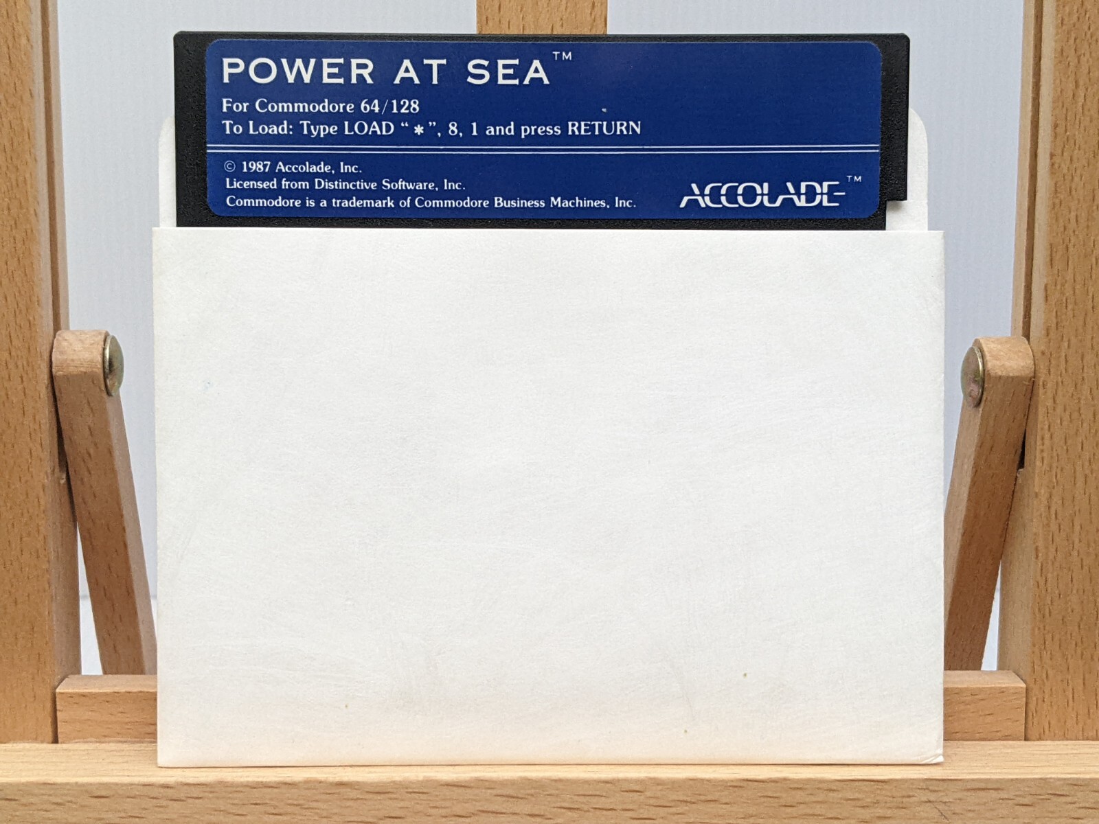 Power At Sea by Accolade Commodore 64 128 Floppy Disk Game: Vintage Software