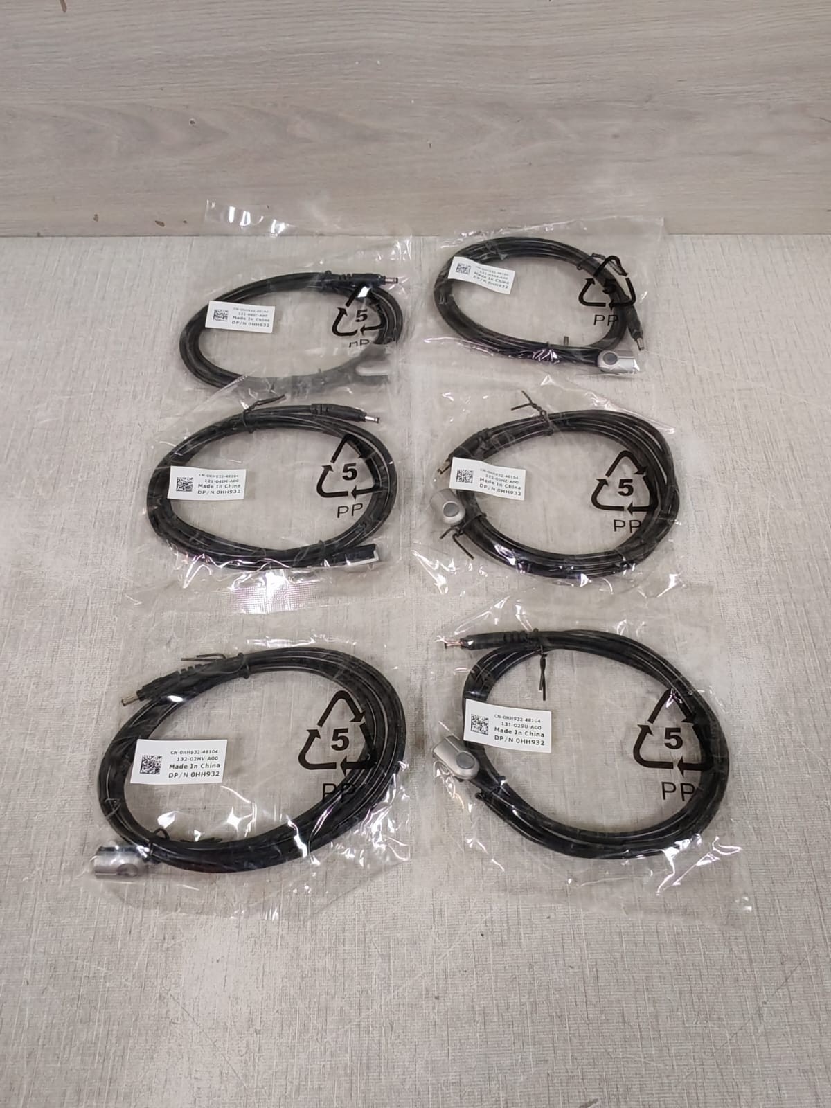 LOT 6PCS DP/N 0HH932 CN-0HH932-48104-121-0304-A00 Status Indicator Cable