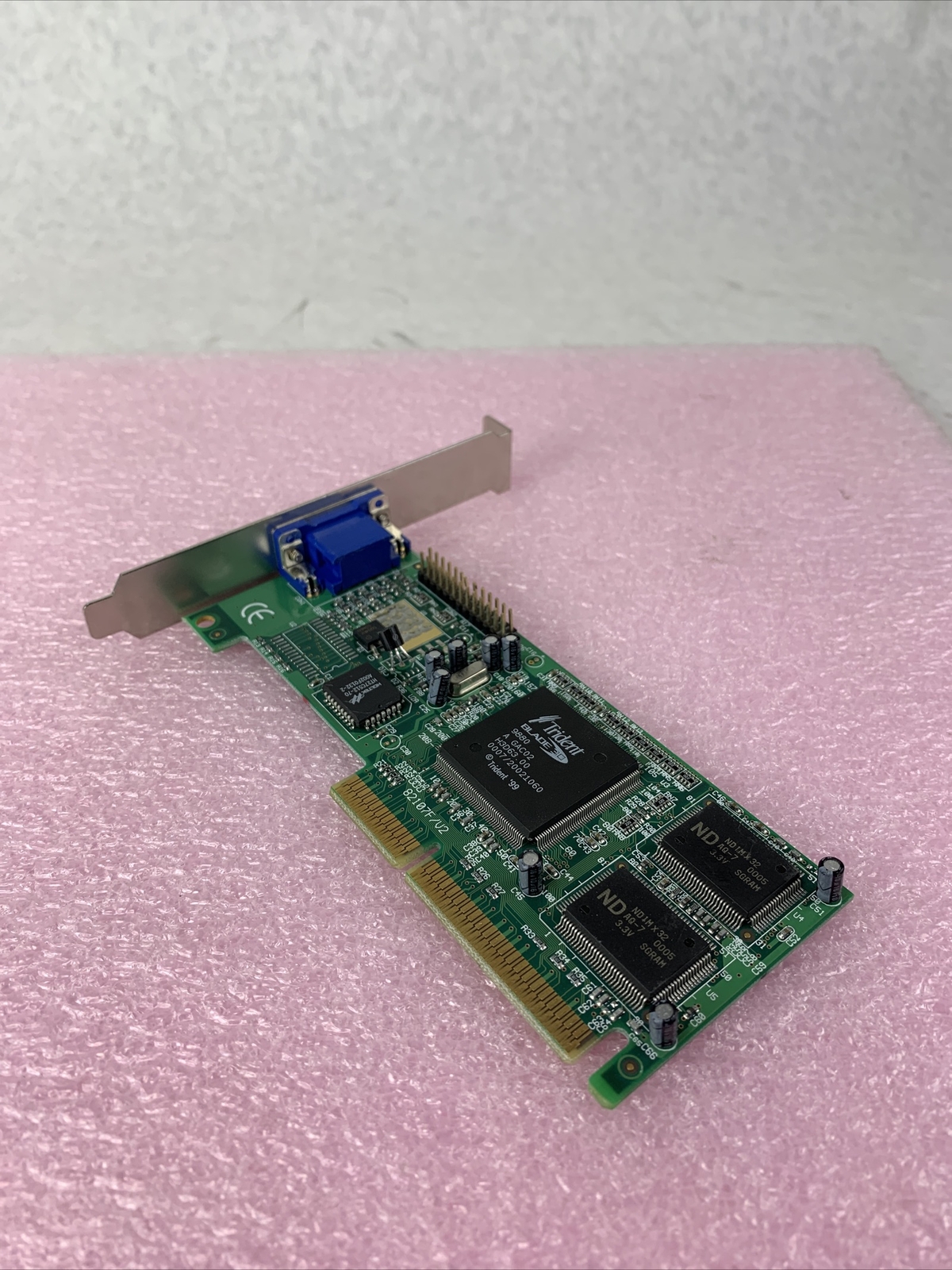 Jaton JTNMC VCTR82107AGP Video-107AGP-3D Trident 9880 8MB AGP Video PC VGA Card