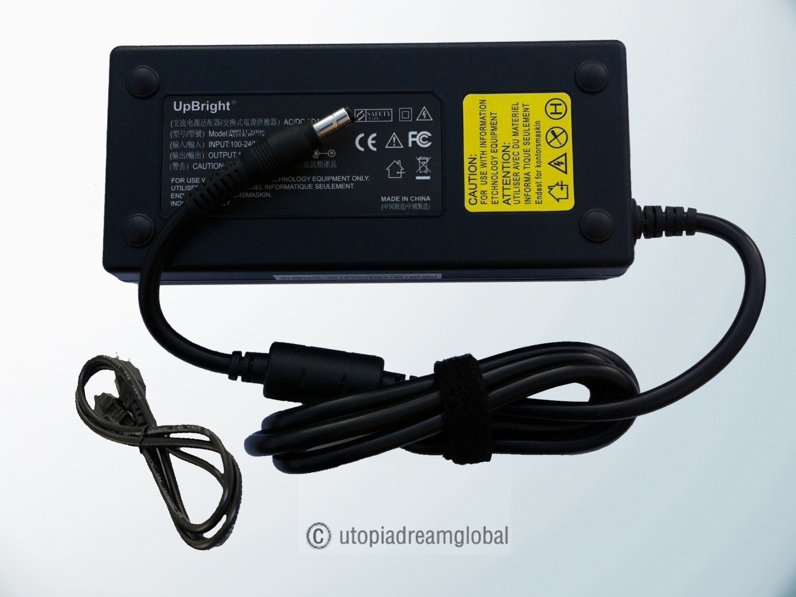 19V AC/DC ADAPTER FOR DELTA ELECTRONICS, INC. N17908 V85 R33030 19V 6.32A POWER