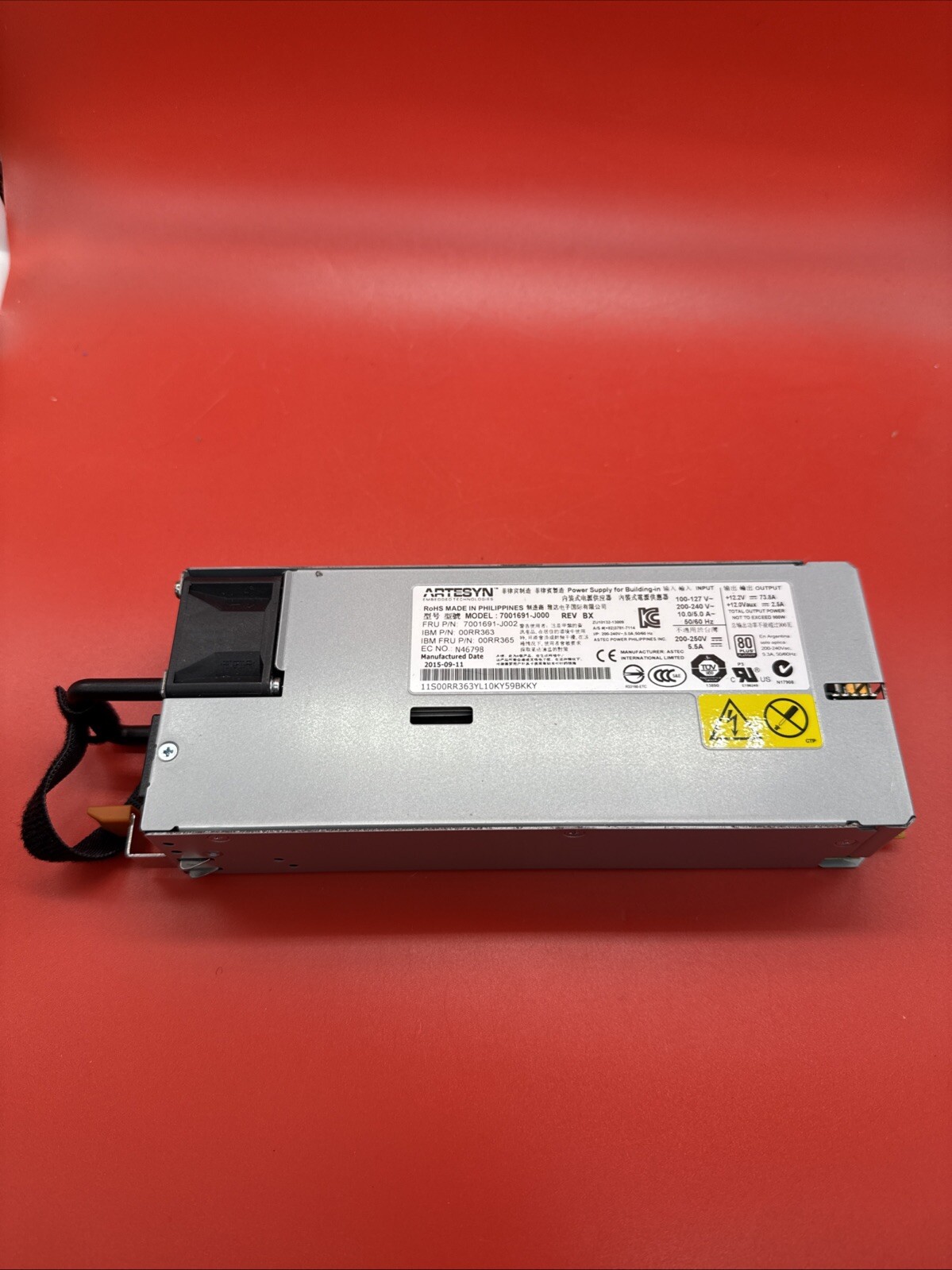IBM 00RR363 00RR365 7001691-J002 Power8 Power Supply For IBM
