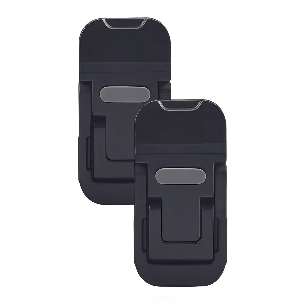 2x Invisible Mini Laptop Stand Foldable Zinc Alloy Cooling Riser for MacBook HP