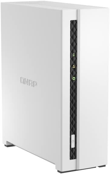 QNAP TS-133 1 Bay Affordable Desktop NAS with ARM Cortex-A55 Quad-core Processor