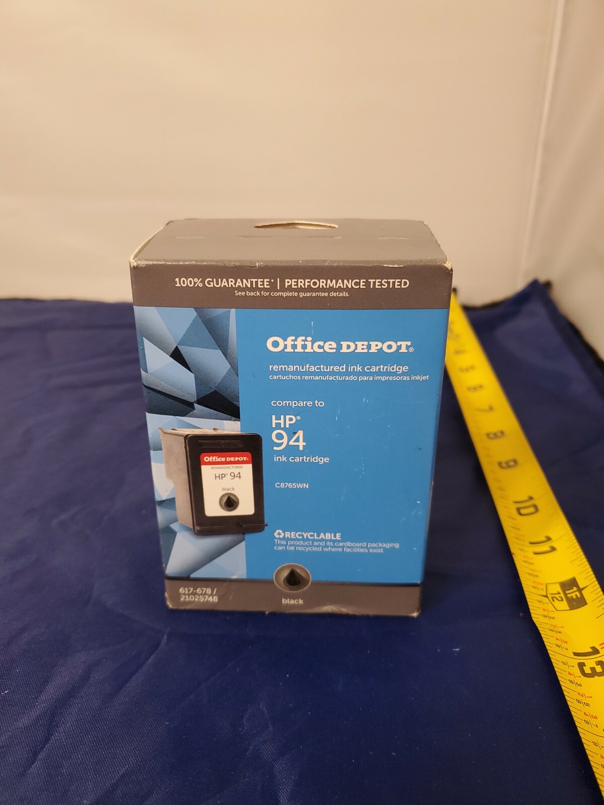 Office Depot Compares To HP 94 Black Ink Cartridge NEW 
