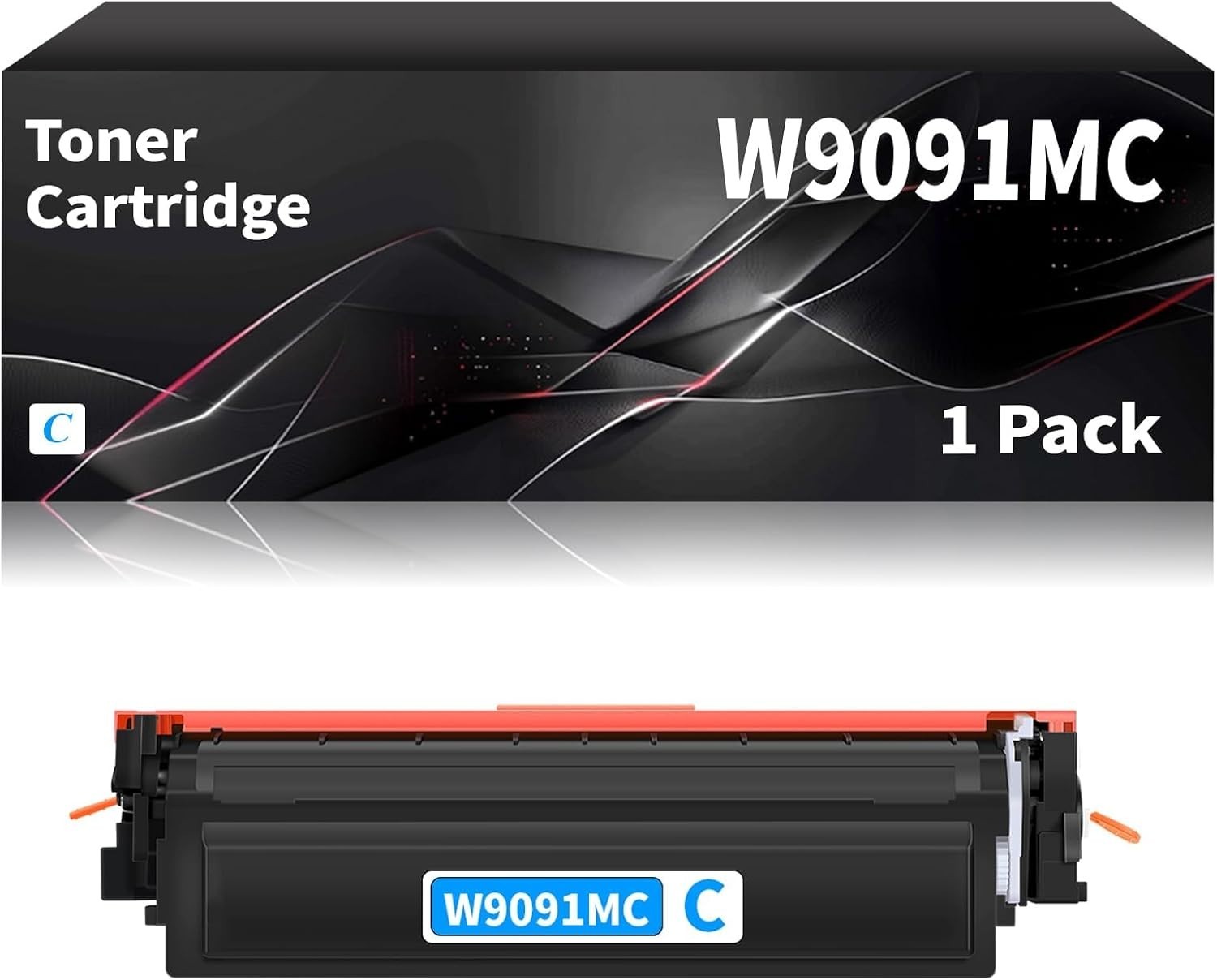 Toner Cartridge Cyan 1-Pack W9090MC HP LaserJet E45028dn Compatible BN