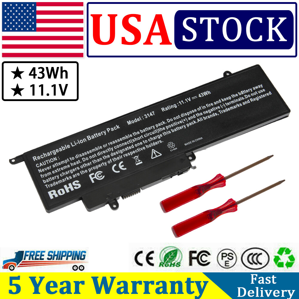 11.1V 43Wh Battery For Dell Inspiron 11 3000 Series 3147 3152 3148 3157 3153
