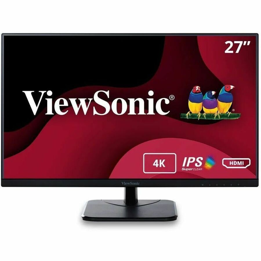 ViewSonic VA2756-4K-MHD 27 Inch 4K Monitor, IPS Display for Enhanced Home and