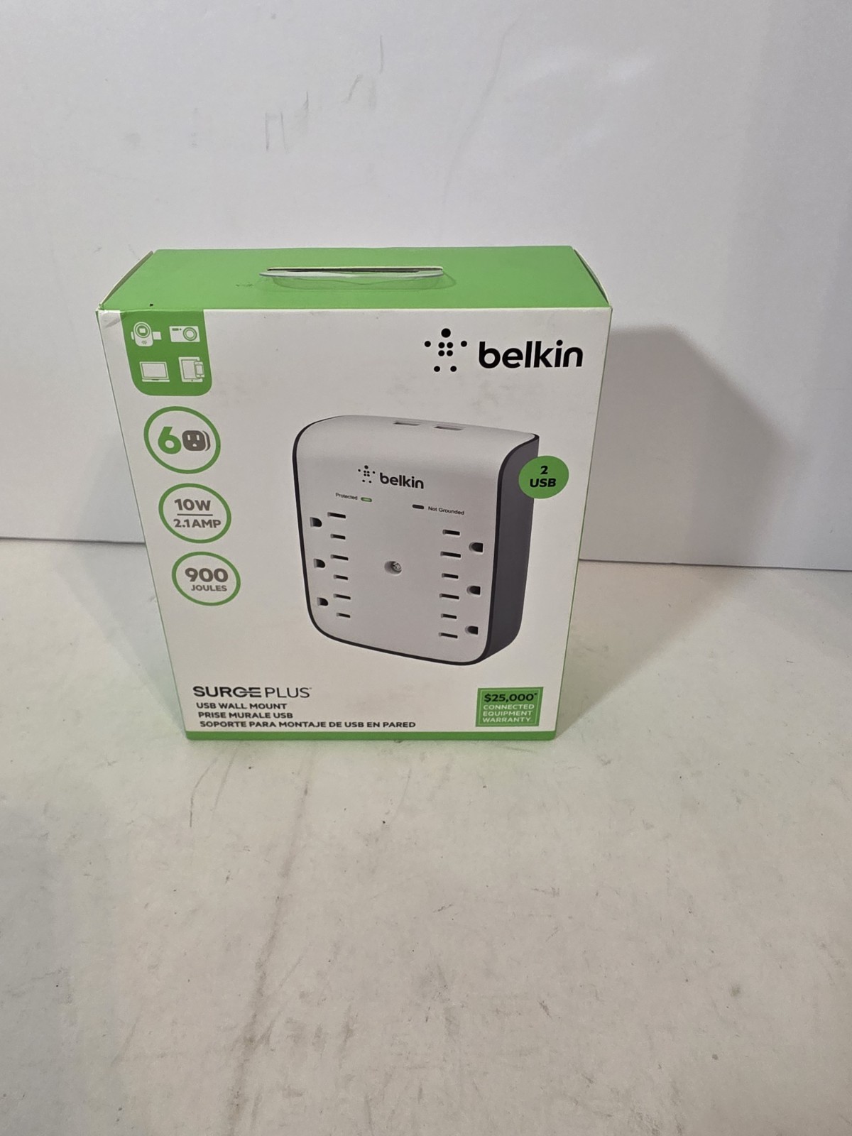 Belkin SurgePlus 10W 6-Outlet USB Surge Protector