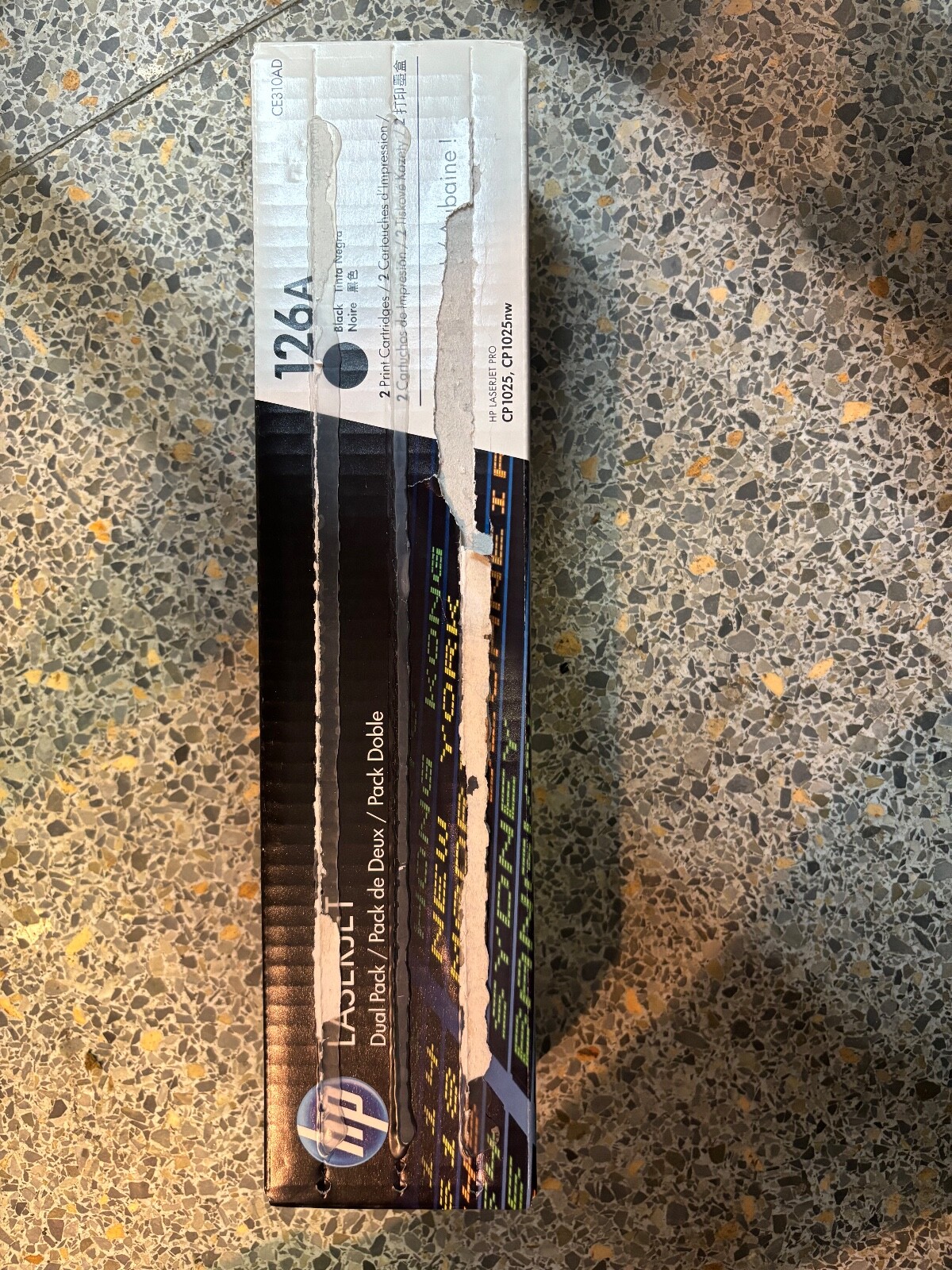 HP 126A (CE310AD) Black Laser Toner Cartridge