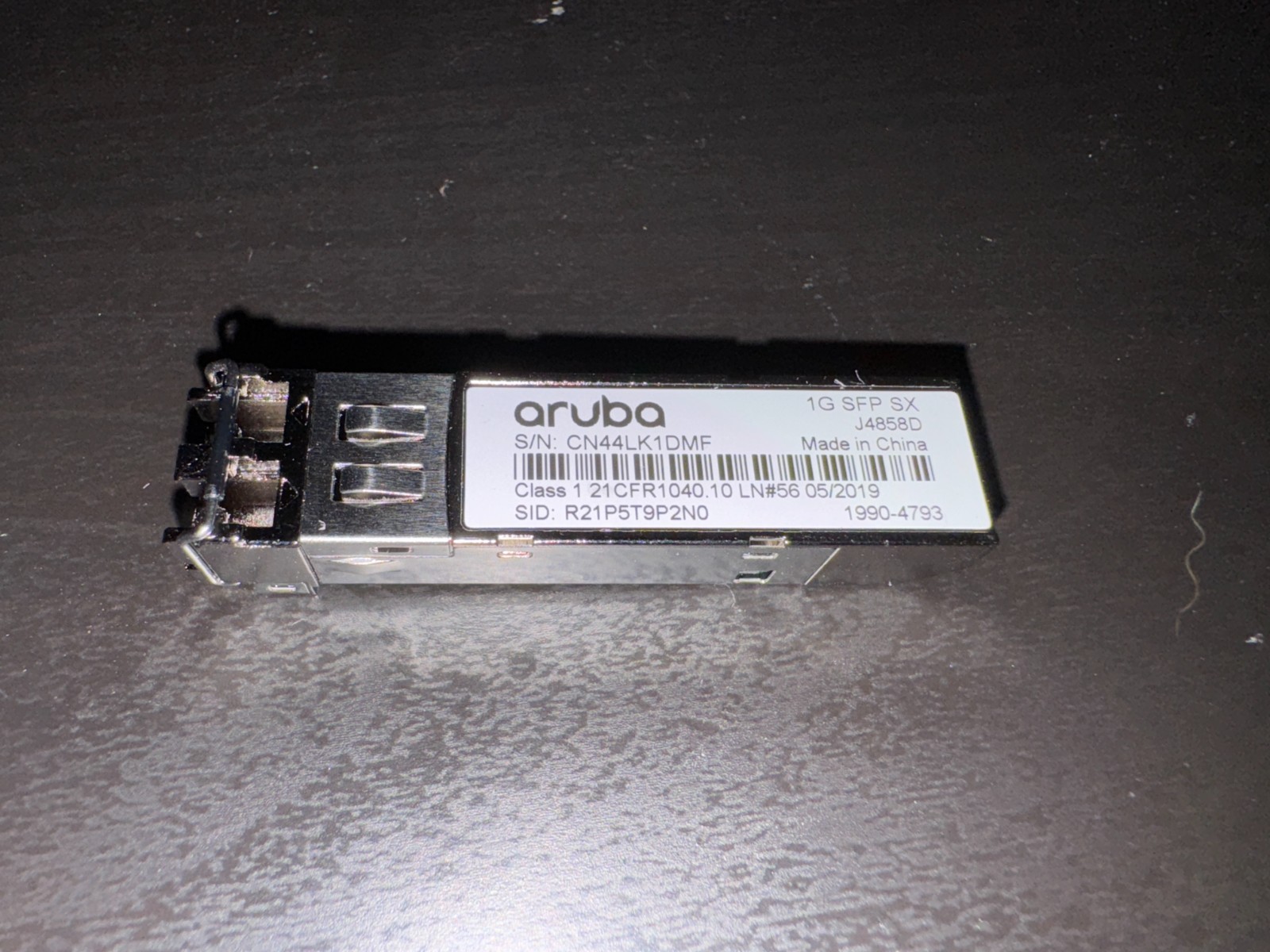 J4858D I Genuine HPE Aruba 1G SFP LC SX 500M OM2 MMF 1990-4415