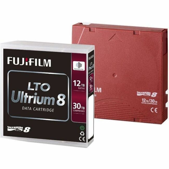 FujiFilm 16551221 LTO8 Ultrium 12TB Storage Tape with Case