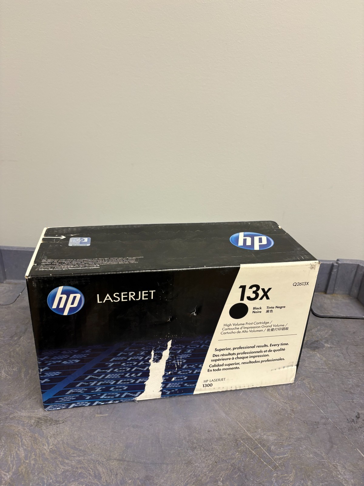 HP LASERJET 13X Q2613X HIGH VOLUME PRINT BLACK TONER CARTRIDGE- (NEW-SEALED BOX)