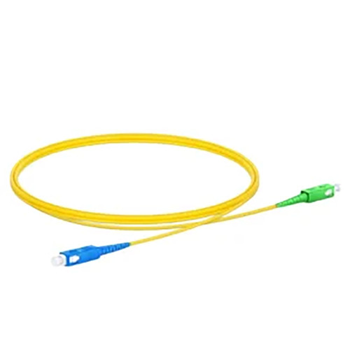 [2pcs] 1M SC UPC-SC APC Simplex OS2 9/125 Patch Cord LSZH FTTH Fiber Cable