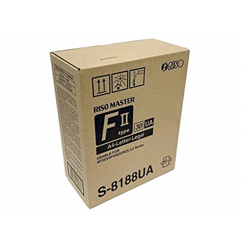 RISOGRAPH S8188UA 2 PACK 227MM X 109M MASTER FOR USE IN EZ/RZ/MZ LTR