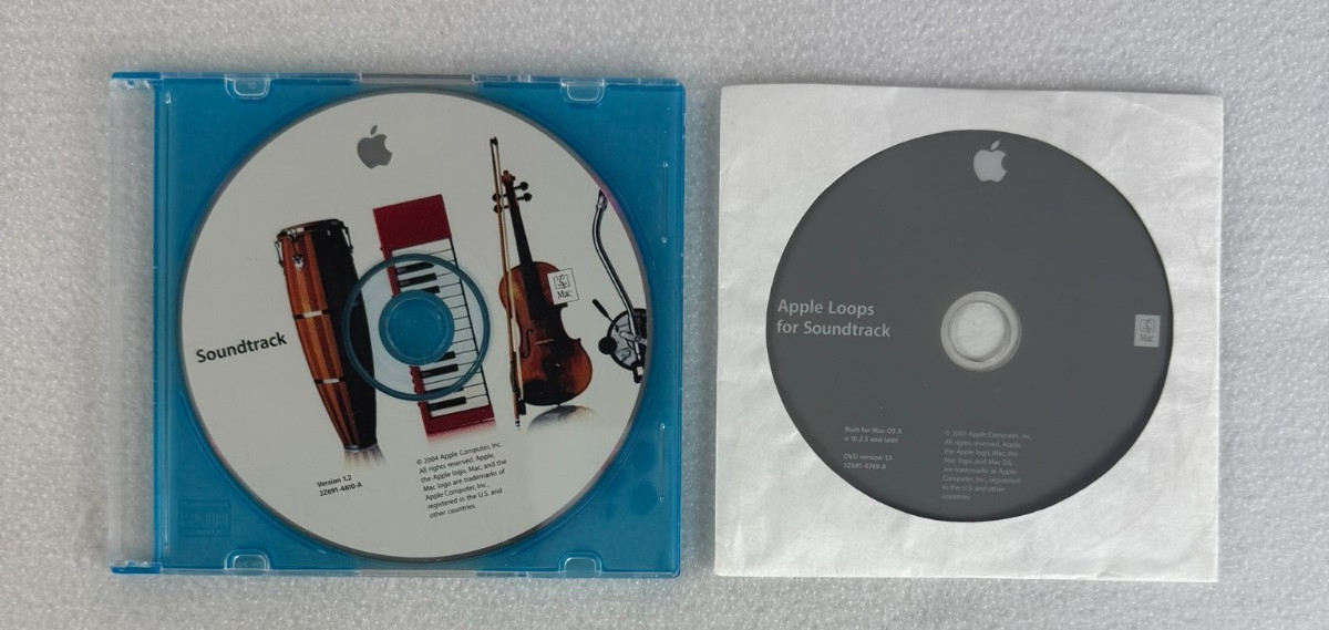 Apple Soundtrack & Apple Loops Discs for Mac — Audio Production Software