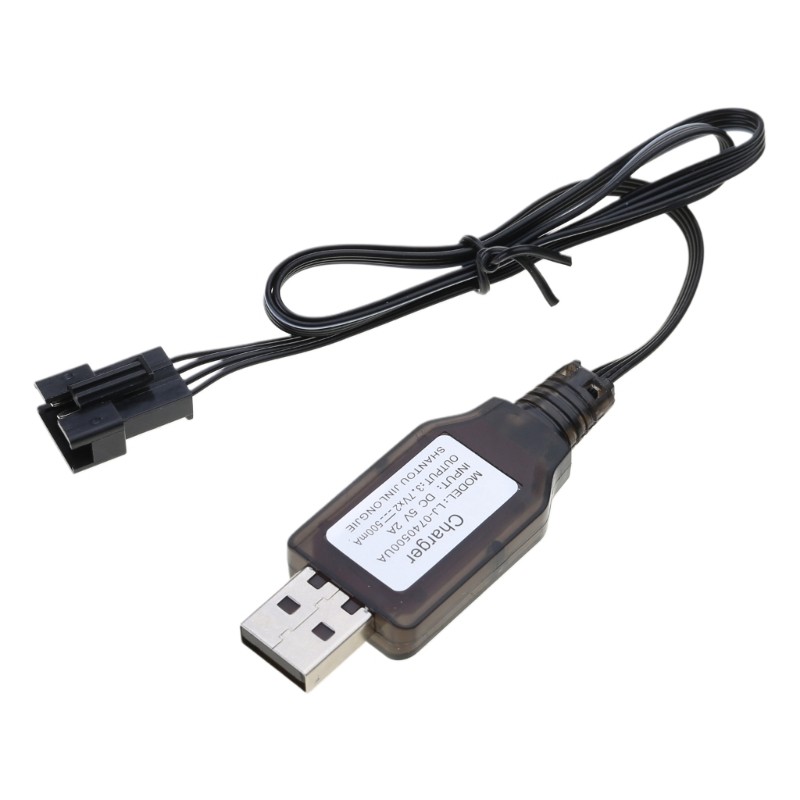 SM4P 7.4V USB Charging Cable Lithium Battery Charger Cord for DE36W DE65 HM202