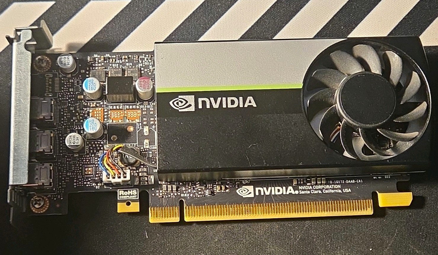 NVIDIA T400 4GB GDDR6 PCIe x16 Graphics Card, SFF, Mini DisplayPort