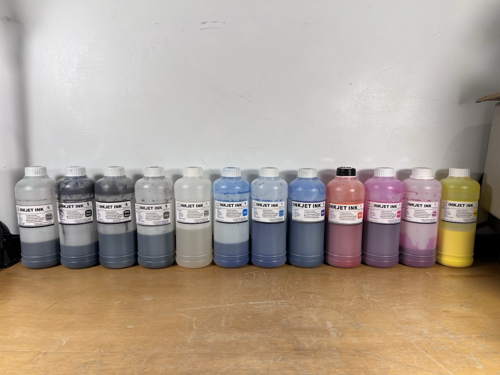 12x500ml ND Pigment Ink - Canon imagePROGRAF PRO-1000 2000 2100 4000 Partial Lot