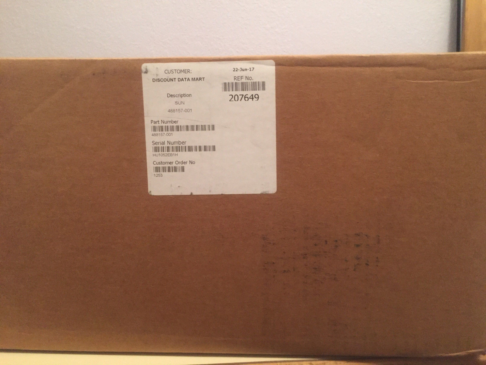 Sun Oracle 380-1592 HP LTO4 Ultrium4 SAS Drive W/ SL24/48 Tray AL568A 488157-001