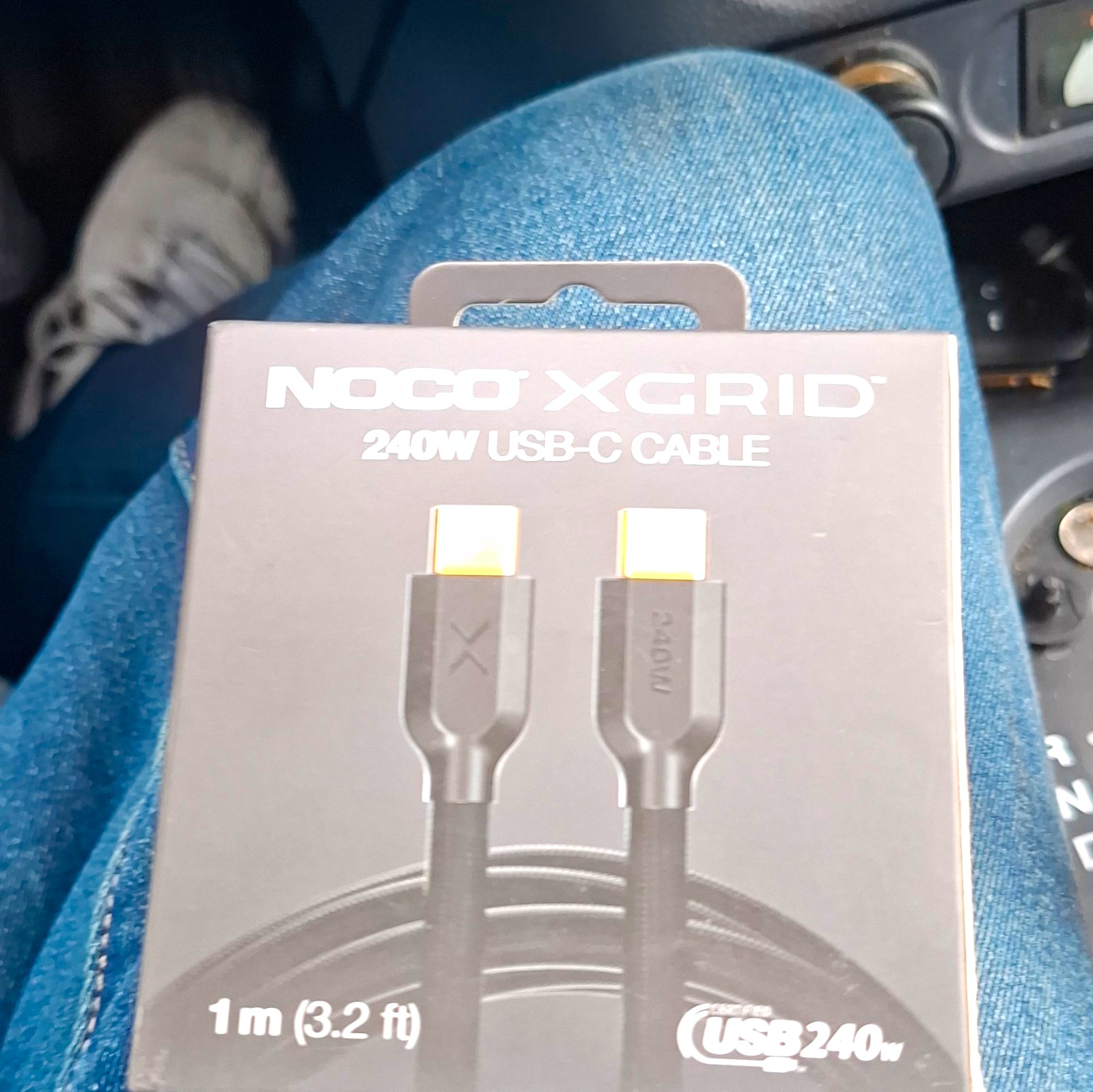 NOCO X-Grid XGRID 240W USB-C to USB-C Cable 1m (3.2 ft) Black