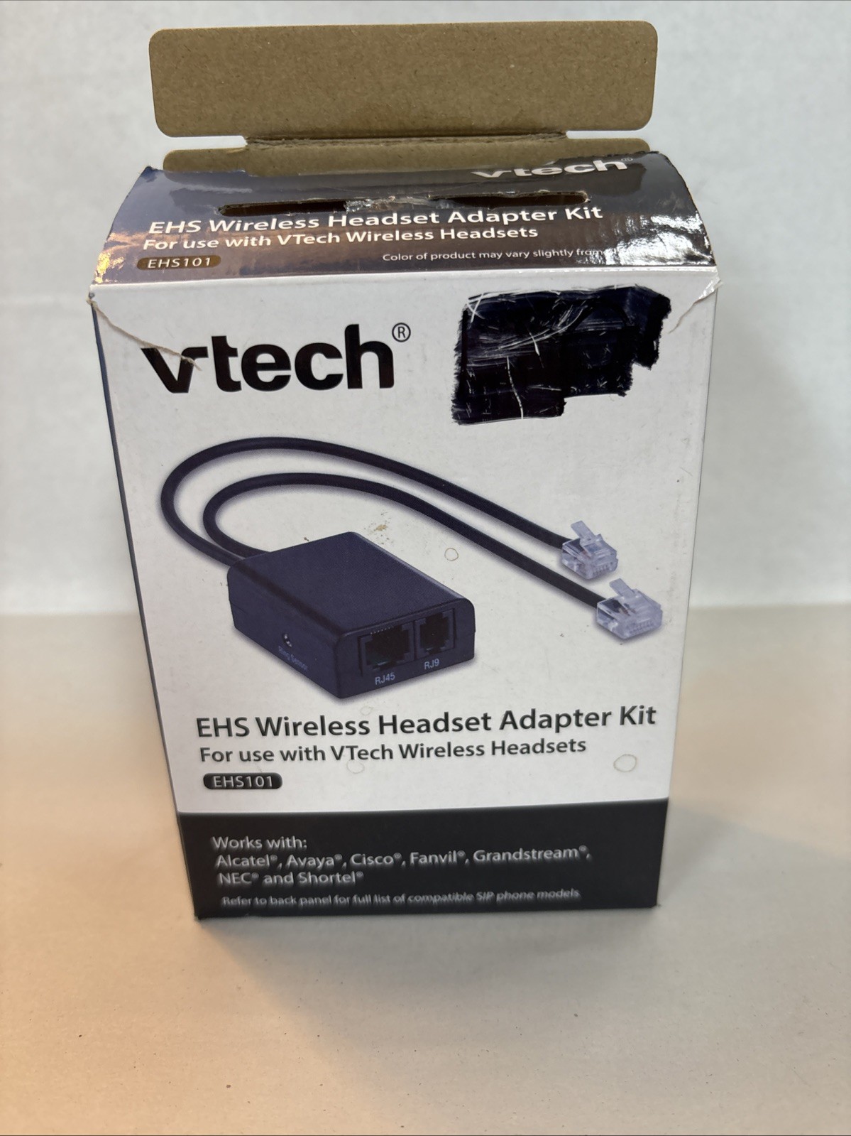Vtech Wireless Headset Adapter EHS101 Shortel Avaya Cisco Fanvil NEW OPEN BOX