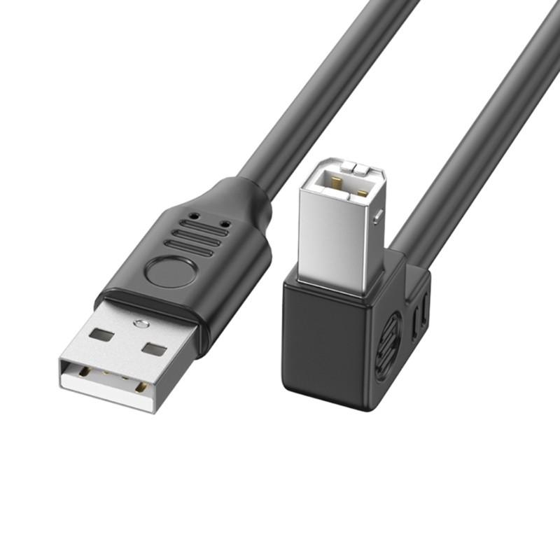 USB2 Printer and Scanner Cable 90Degree Elbow for Fast Data Transmission