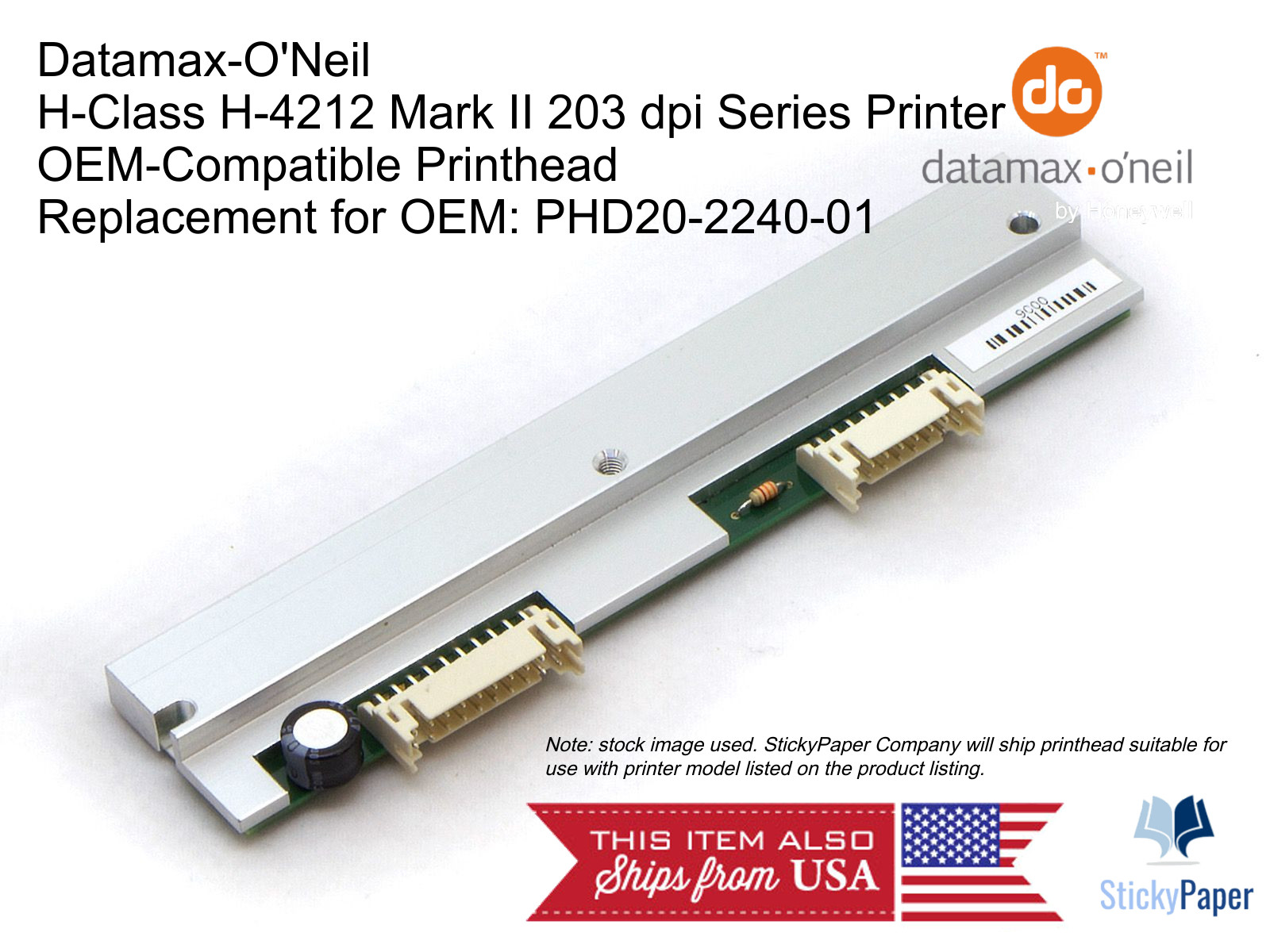 Datamax H-4212 Mark II (PHD20-2240-01) OEM-Compatible 203 dpi. USA Stocked