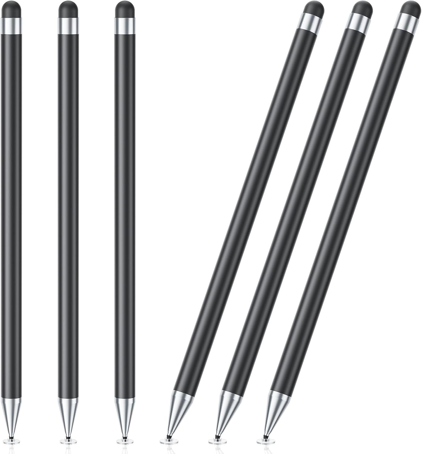 Stylus Pen for Touchscreen, 6 PCS Stylus Pencil 2-In-1 High Precision