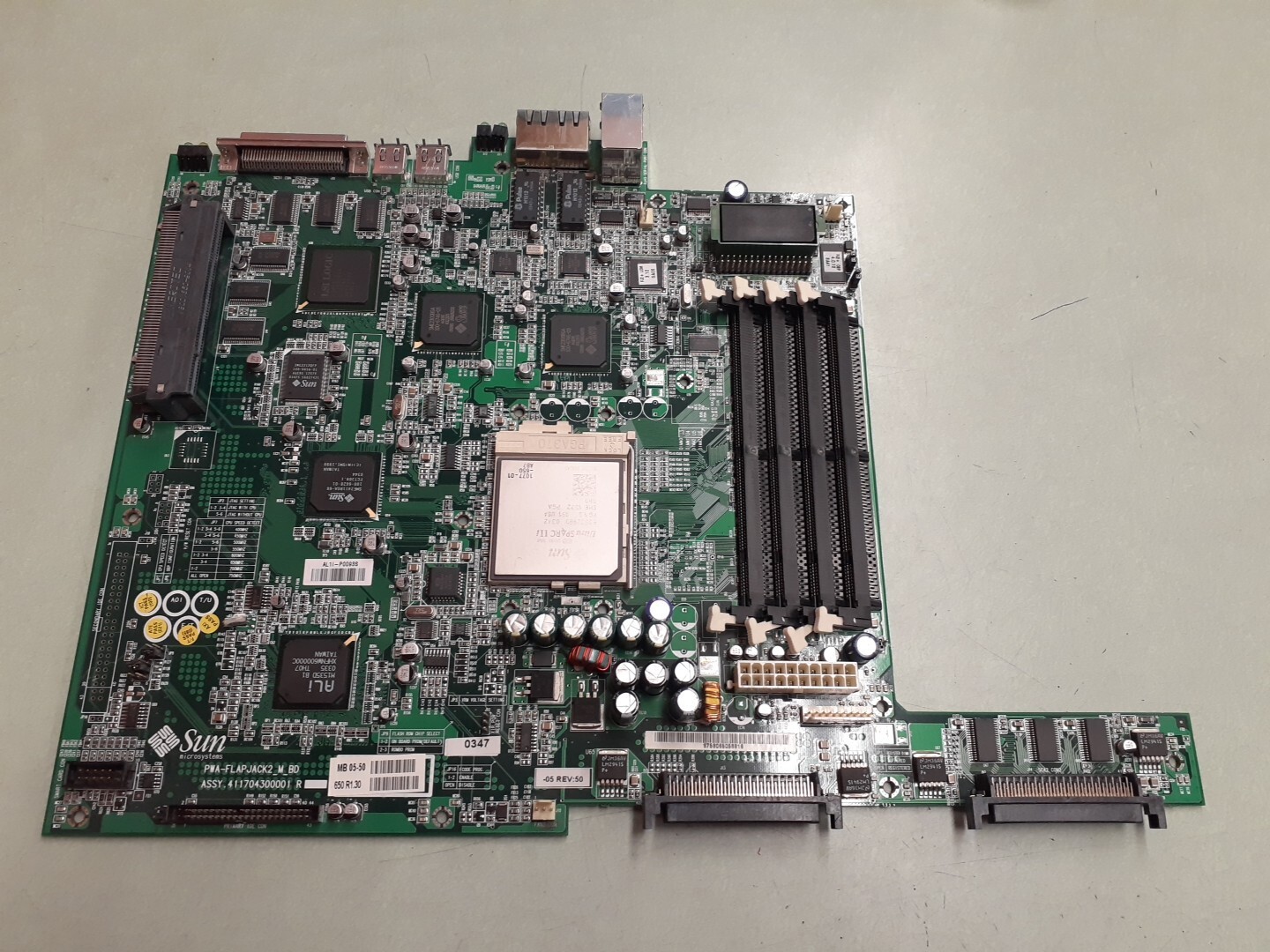 SUN V120 411704300001 System Motherboard PWA-FLAPJACK2 / UltraSPARC IIi CPU